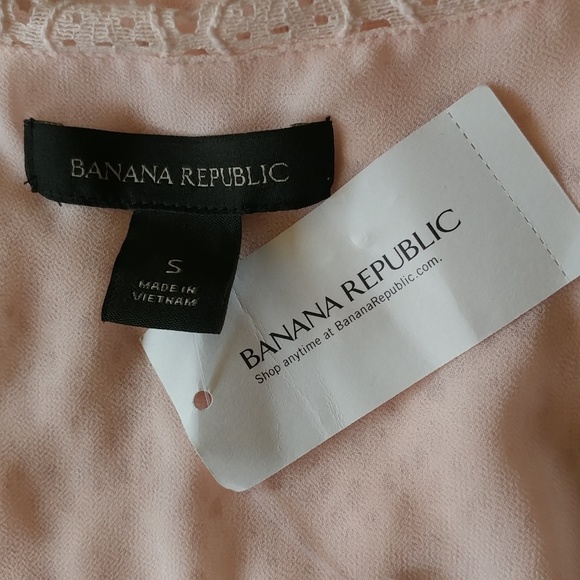 NWT Banana Republic Lace Overlay Top Small - Picture 7 of 8